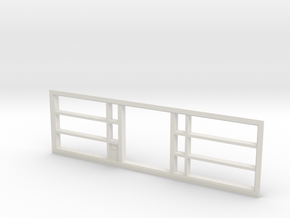 Window, 192in X 54in, With Display Shelves in White Natural Versatile Plastic