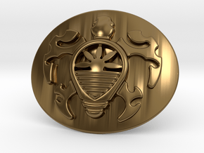 Hawaii Belt Buckle in Polished Bronze