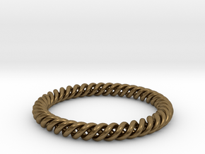 Bracelet FGH Large in Natural Bronze