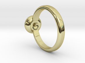 Torus Ring in 18k Gold: 6 / 51.5