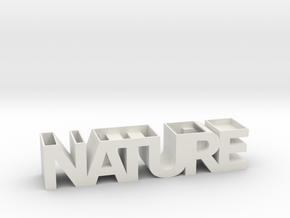 NATURE Planter V1.1. (14 cm or 19 cm) in White Natural Versatile Plastic: Small
