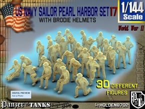 1-144 US Navy Pearl Harbor Set 17 in Tan Fine Detail Plastic