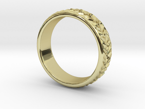 HDN US 8 sz in 18k Gold Plated Brass