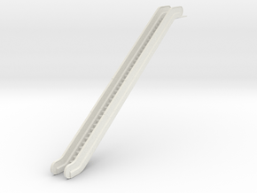 HO Escalator H100mm in White Natural Versatile Plastic
