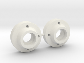 SRB Bearing Carriers MIP style in White Natural Versatile Plastic