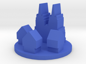 Game Piece, City Cathedral in Blue Processed Versatile Plastic