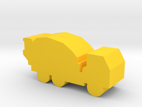 Game Piece, Cement Mixer Truck in Yellow Processed Versatile Plastic