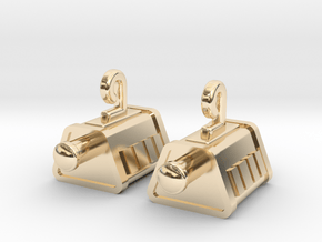 Self Sealing Stembolt Earrings in 14k Gold Plated Brass
