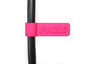 Cable name tag (7mm) in Pink Processed Versatile Plastic