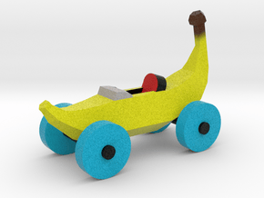 Banana Car - Small in Full Color Sandstone