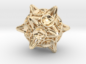 Crowns D20 in 14K Yellow Gold