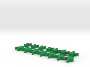 Custom Order 10-saracen 10-catapults in Green Processed Versatile Plastic