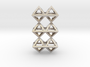 12 Pendant. Perfect Pyramid Structure. in Platinum