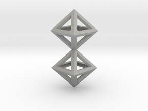 S4 Pendant. Perfect Pyramid Structure. in Aluminum