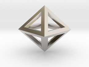 S2 Pendant. Perfect Pyramid Structure. in Platinum