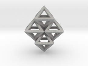 R8 Pendant. Perfect Pyramid Structure. in Aluminum