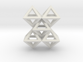 X Letter Pendant. All Alphabet on demand. in White Natural Versatile Plastic