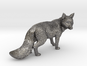 Fox in Polished Nickel Steel
