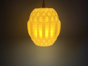 Organic Lamp Shade 1 in White Natural Versatile Plastic