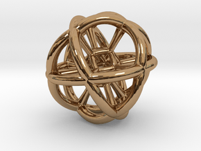The Sphere in Polished Brass