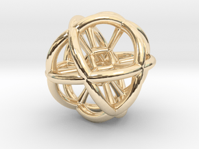 The Sphere in 14k Gold Plated Brass
