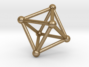 UNIVERSO Octahedron 28mm in Polished Gold Steel