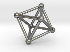UNIVERSO Octahedron 28mm in Polished Silver