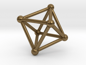 UNIVERSO Octahedron 28mm in Natural Bronze