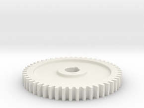 51T Sheldon Lathe Gear in White Natural Versatile Plastic