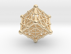 UNIVERSO Cube 58mm in 14K Yellow Gold