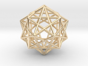 Star Faced Dodecahedron in 14K Yellow Gold