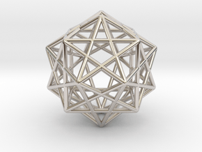 Star Faced Dodecahedron in Platinum