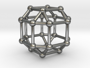 UNIVERSO RhombiCubeOctahedron in Polished Silver