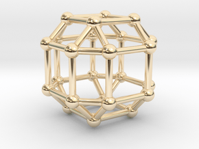 UNIVERSO RhombiCubeOctahedron in 14K Yellow Gold