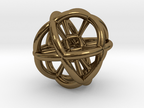 The Sphere in Polished Bronze