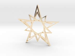 Arabesque: Solar Star in 14K Yellow Gold