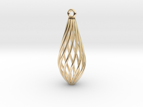 Spiral Pendant in 14K Yellow Gold