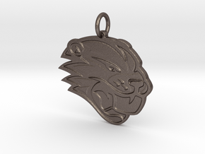 Beaver Local Pendant in Polished Bronzed Silver Steel