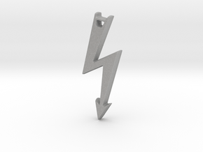 Electrical Hazard Lightning Bolt with Hole in Aluminum
