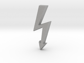 Electrical Hazard Lightning Bolt  in Aluminum