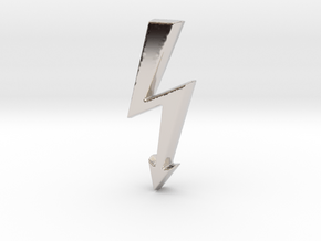 Electrical Hazard Lightning Bolt b in Platinum