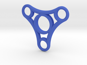 "UFO" Fidget Spinner -  Standard  in Blue Processed Versatile Plastic
