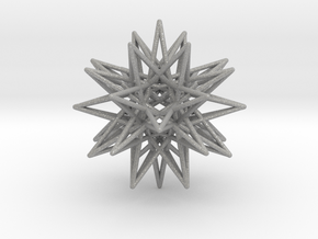 IcosiDodecahedral Star 1.5" in Aluminum
