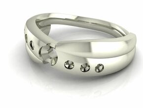 Classic Solitaire 3 NO STONES SUPPLIED in 14k White Gold