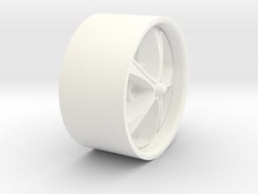 Riddler 19" alloy wheel in White Processed Versatile Plastic