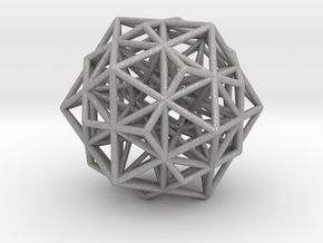 Super Stellated IcosiDodecahedron 1.4" in Aluminum
