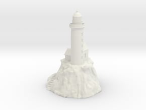 Non-scale Lighthouse in White Natural Versatile Plastic