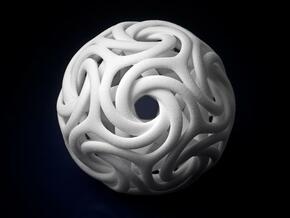 Spiralis+0,025-7cm in White Natural Versatile Plastic