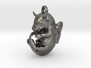 Evil Rat Fetus aka LABORAT in Polished Nickel Steel