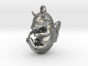 Evil Rat Fetus aka LABORAT in Natural Silver